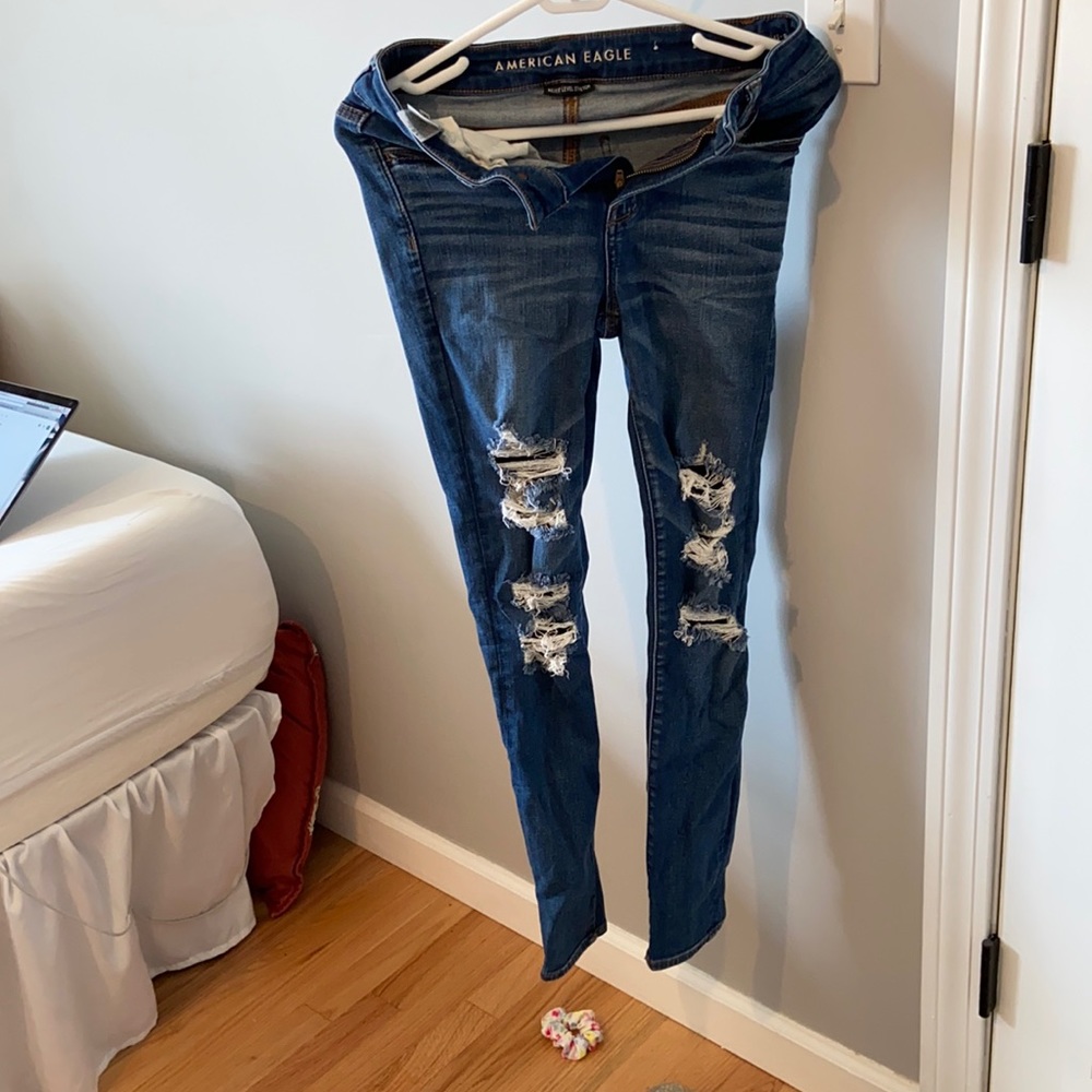 American eagle next level stretch skinny jeans